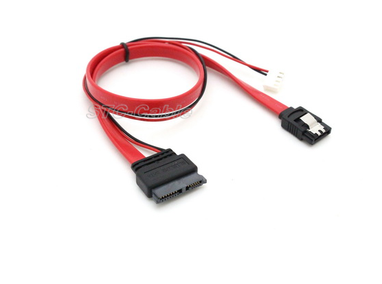 13pin SATA biex SATA 7 Waħħal ma Samlle LP4 Power Cable