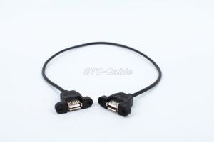 Pannell Mount USB 2.0 mara mal-Cable femminili