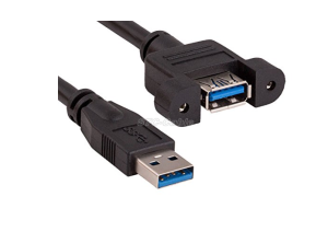A maskili tat-tip A Cable femminili tat-tip USB 3.0 Panel Sptar Monte