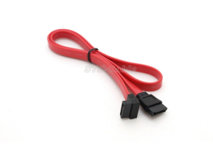 SATA 7pin 90 Degreeto grad 180 aħmar