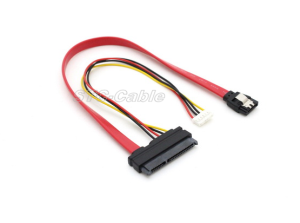 22pin SATA biex jingħalaq SATA 7pin bil 4pin żgħar Power Cable