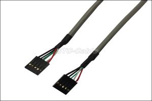 Plug tad-deheb Dupon2.54mm maskili li raġel Cable